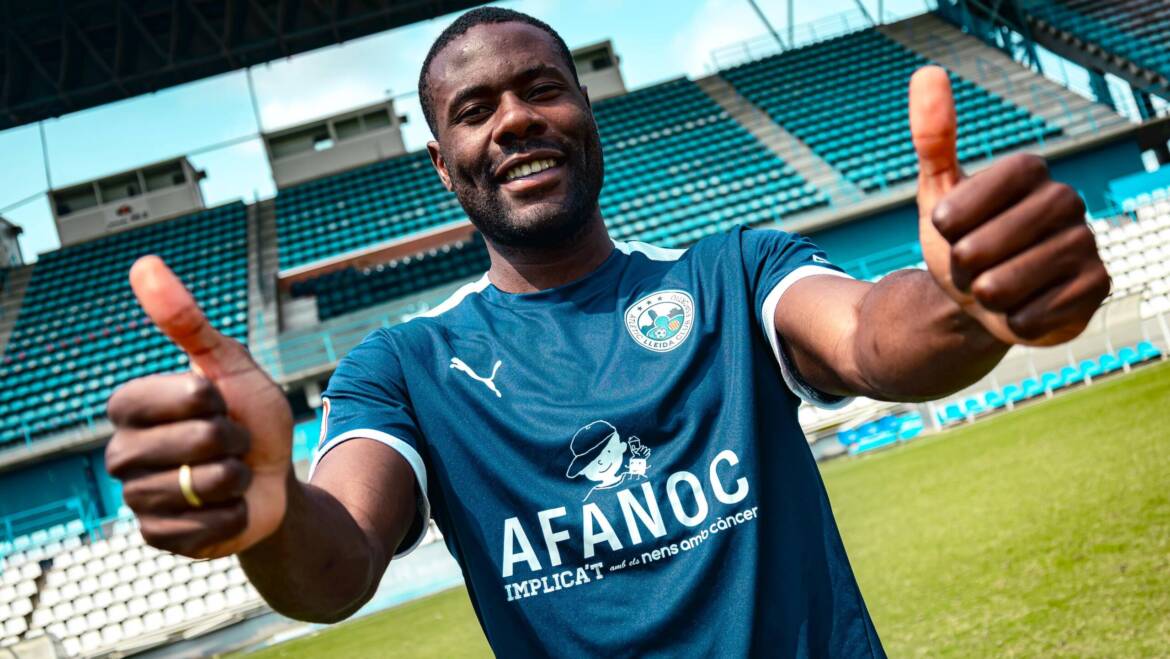 Aldo One, nou reforç de l’Atlètic Lleida, es converteix en el jugador número 150 en la història del club