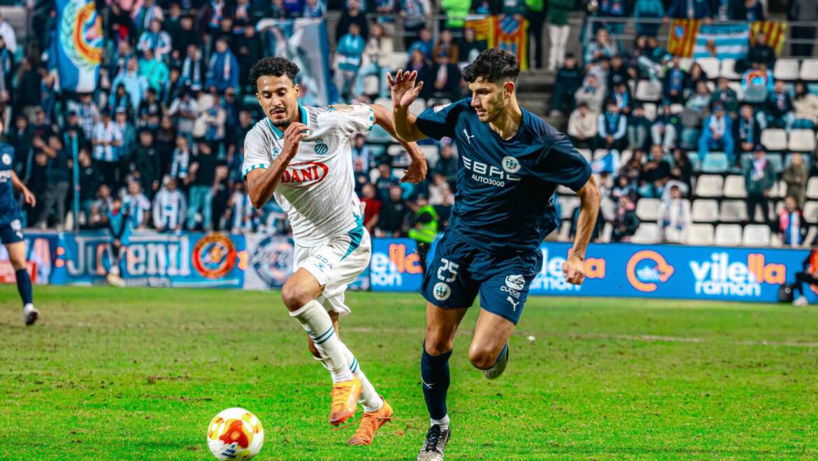 L’Atlètic Lleida planta cara però cau amb orgull davant l’Espanyol a la Copa del Rei (1-2)